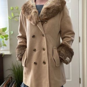Vintage Fur trimmed Coat